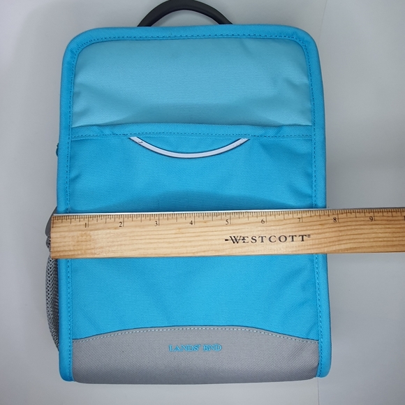 Lands' End Light Blue Lunch Bag - Picture 8 of 13